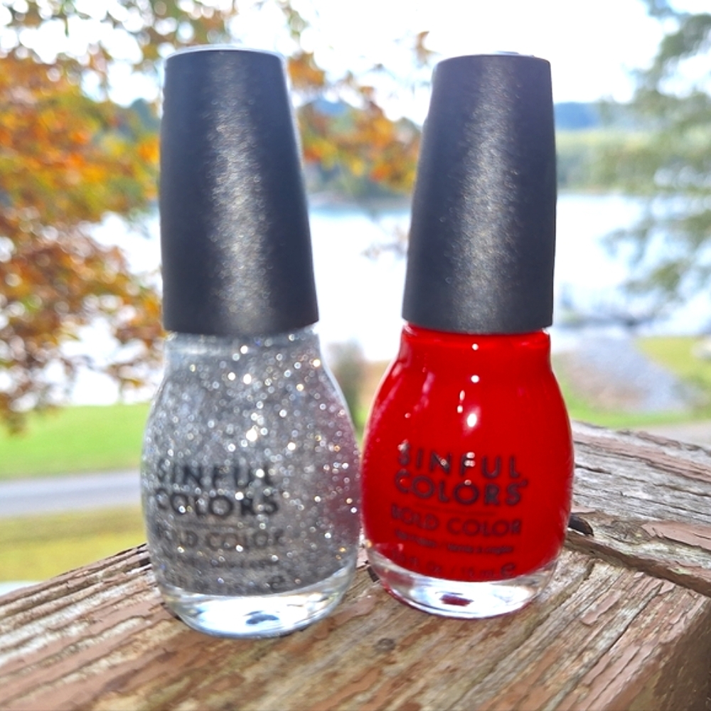 Sinful Colors Nail Polish Discontinued Color Queen Beauty Gogo Red Glitter Gloss
